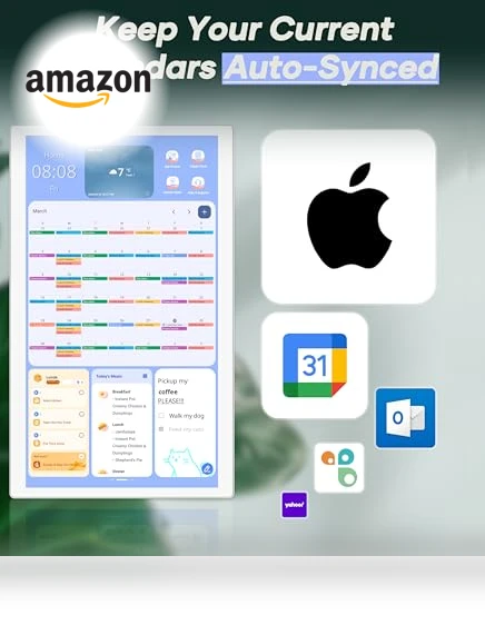 Digital Calendar Wall Touch Screen — Digital Planners, cozyla