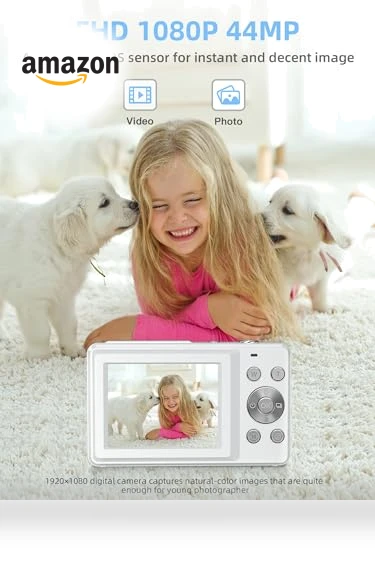 Digital Camera for Kids — Compact Digital Cameras, CAMKORY