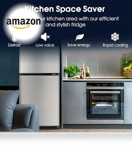Double Door Fridge with Freezer — Mini Fridges, Anypro