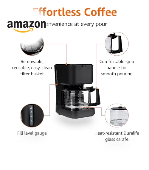 Drip Coffee Maker — Coffee Makers, Amazon Basics