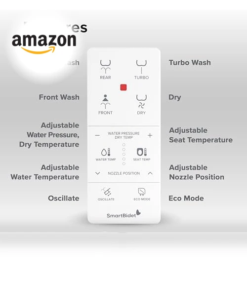 Electric Bidet Toilet Seat — Bathroom Essentials, SmartBidet
