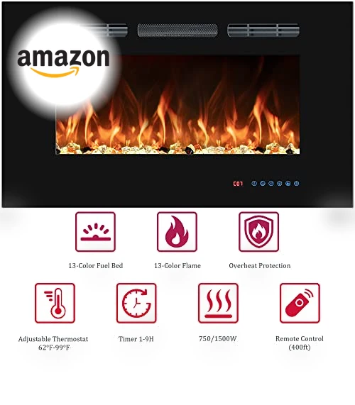 Electric Fireplace Insert — Electric Heating Solutions, VINEMOUNT
