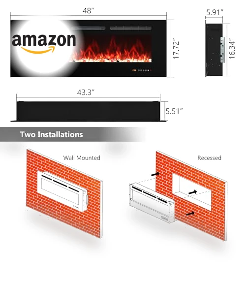 Electric Fireplace — Electric Heating Solutions, Carsynflame