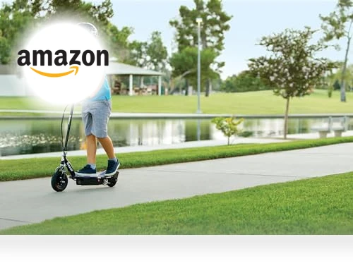 Electric Scooter for Kids with LED Light-Up Deck — Electric Vehicles, Razor