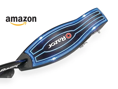 Electric Scooter for Kids with LED Light-Up Deck — Electric Vehicles, Razor