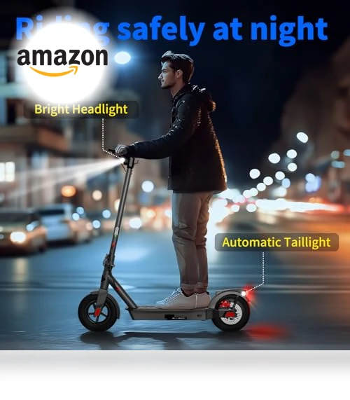Electric Scooter with 10" Tires — Electric Self-Balancing Scooters, SISIGAD