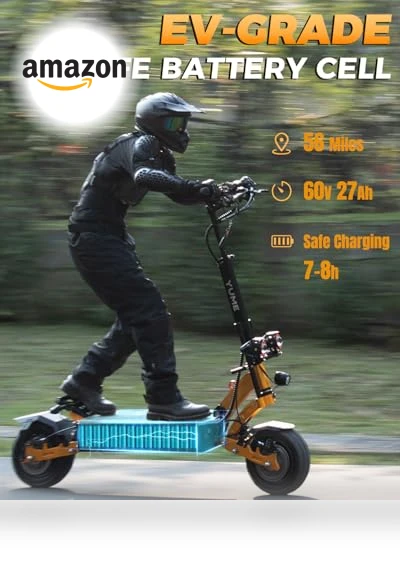 Electric Scooter with C-Shaped Absorber — Electric Self-Balancing Scooters, M YUME SCOOTER