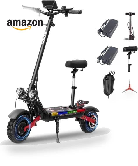 Electric Scooter with Seat — Push Scooters, JEMMOWS