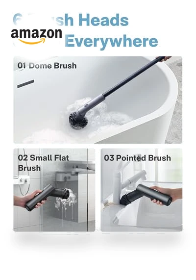 Electric Spin Scrubber — Cleaning Tools, HOTO