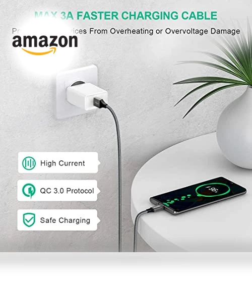 Fast Charging USB A to Type C Cable — Cables, etguuds