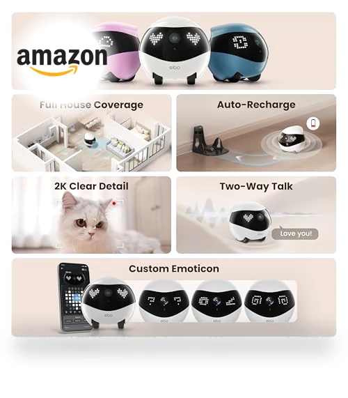 Indoor Security Camera Robot — Cameras & Monitors, Enabot