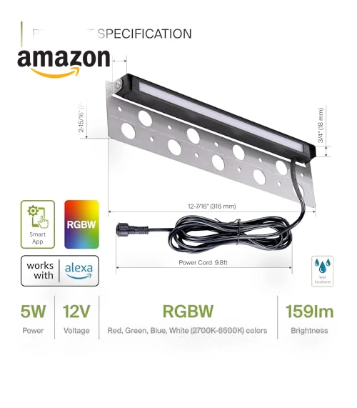 LED Retaining Wall Light Fixture — Garden Illumination, ASD