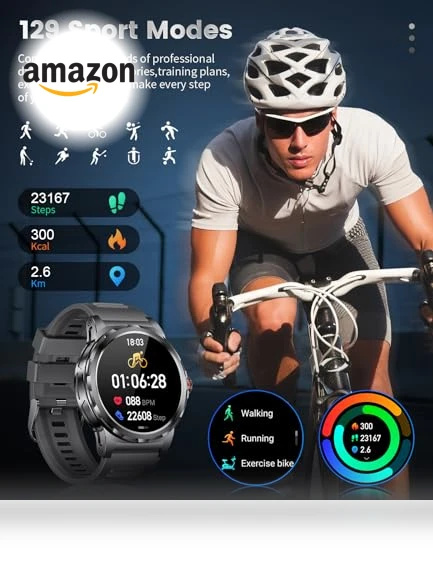 Military Smart Watch for Men — Smartwatches, LIGE