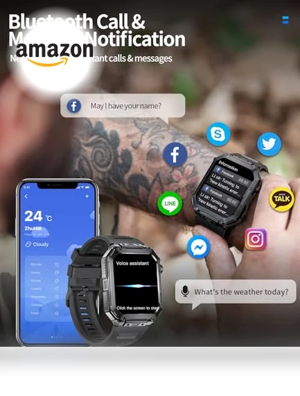 Military Smart Watch — Smartwatches, LIGE