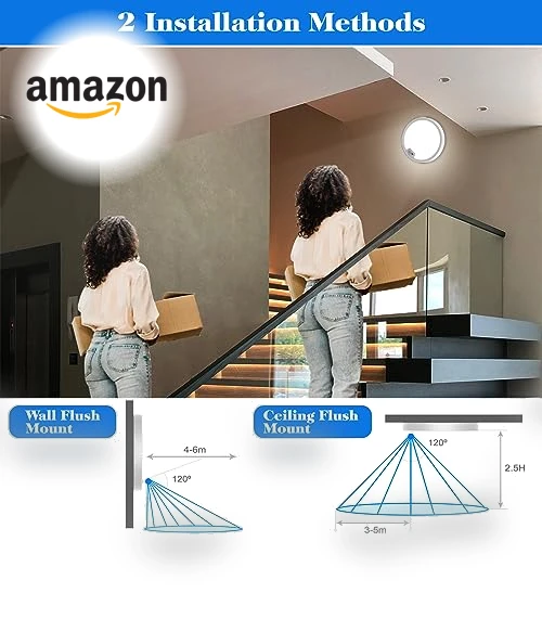 Motion Sensor Ceiling Light — Overhead Lighting, KEPLUG