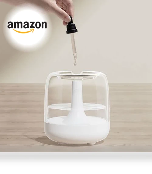Quiet Bedroom Air Moisturizer Cool Humidifier with 7 Color Lighting — Air Moisturizers, Lupsty