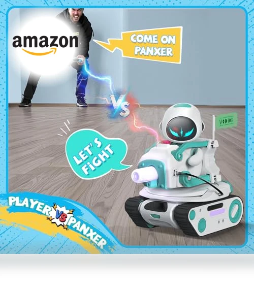 RC Battle Tank for Eilik Robots — Interactive Figures & Robots, Energize Lab