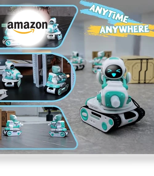 RC Battle Tank for Eilik Robots — Interactive Figures & Robots, Energize Lab
