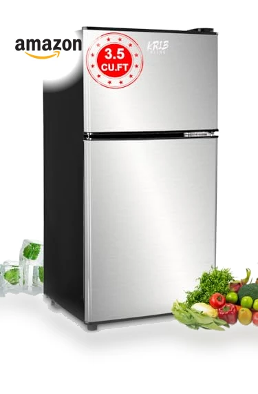 Refrigerator 2 Door Top-Freezer — Mini Fridges, KRIB BLING