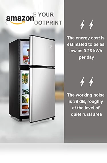Refrigerator 2 Door Top-Freezer — Mini Fridges, KRIB BLING
