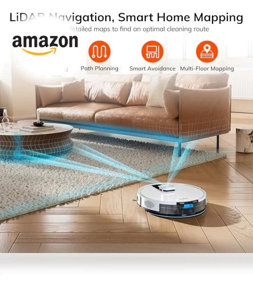 Robot Vacuum and Mop Combo with Self Emptying Station — Smart Cleaning Robots, ILIFE