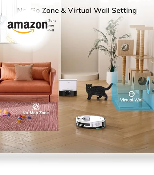 Robot Vacuum and Mop Combo with Self Emptying Station — Smart Cleaning Robots, ILIFE