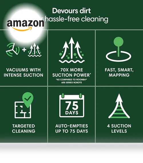 Robot Vacuum + AutoEmpty Dock — Smart Cleaning Robots, iRobot