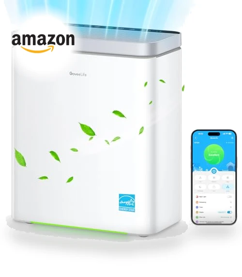 Smart Air Purifier for Large Home Rooms — HEPA Air Purifiers, GoveeLife