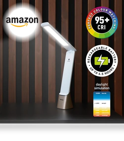 Smart Go Portable LED Lamp — Study & Desk Lighting, daylight