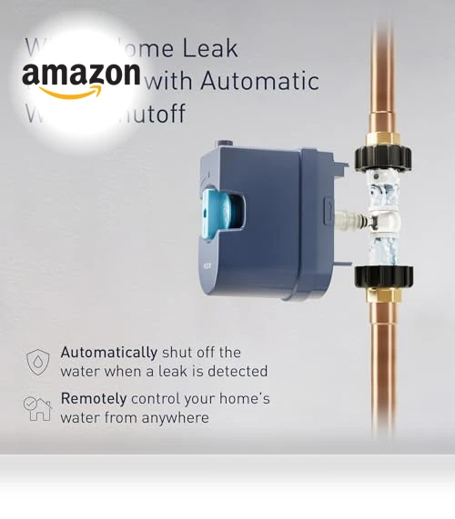 Smart Water Monitor and Automatic Shutoff Sensor — Water Leak Detection Systems, Moen