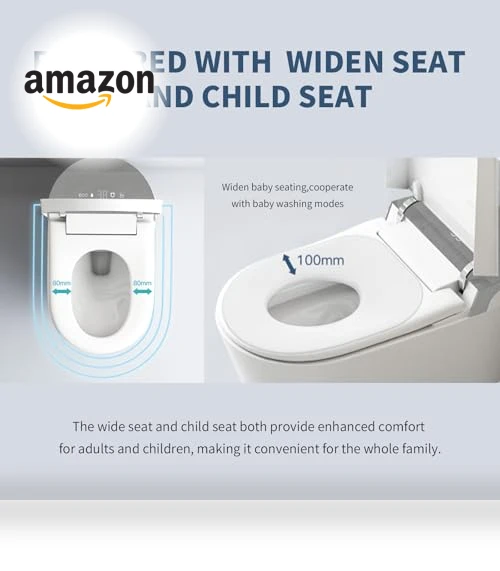 Tankless Elongated Toilet — Bathroom Essentials, MIJIC