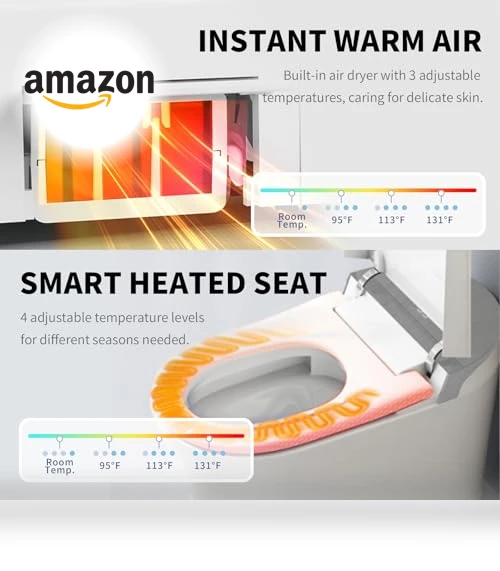 Tankless Elongated Toilet — Bathroom Essentials, MIJIC
