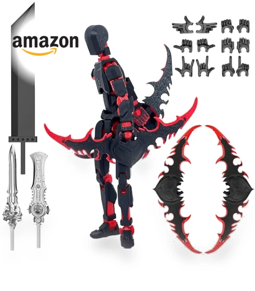 Titan 13 Robot Dummy Action Figure Set — Collectible Statues, Qoopower