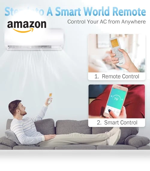 Wifi Enabled Mini Split Air Conditioner & Heater — Split-System, ACHAZEL