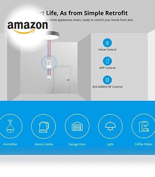 WiFi Wireless Smart Switch with RF Receiver — Smart Home Modules, Sonoff