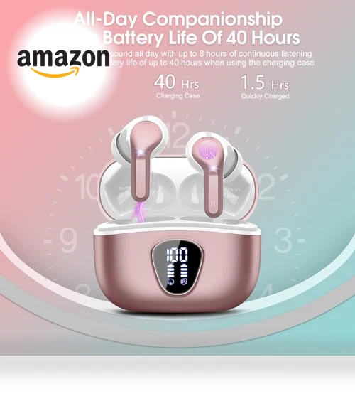 Wireless Earbuds with ENC Noise Cancelling Mic — Audio Gear, BESNOOW
