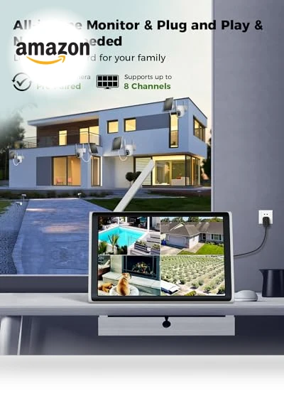 Wireless Solar Camera System Outdoor — Security Cameras, GAIEXCE