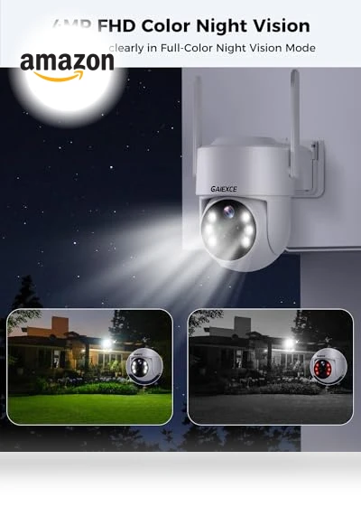 Wireless Solar Camera System Outdoor — Security Cameras, GAIEXCE