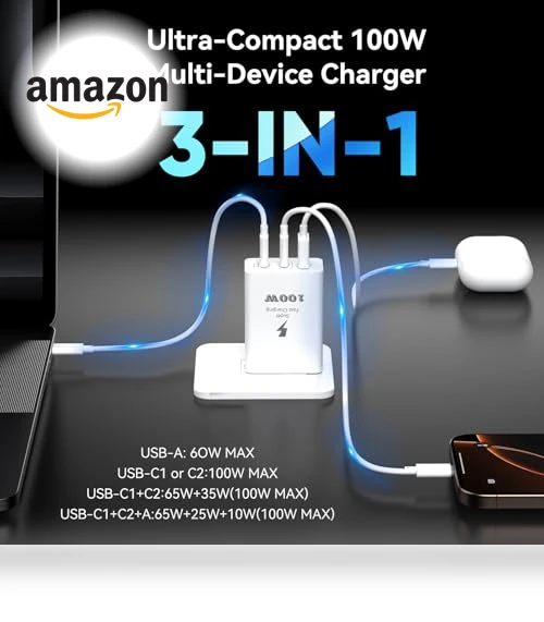 100W USB C Charger Block with 10 FT Type C Cable — Charging Solutions, Shenzhen Xihuida Electronics Co., Ltd.