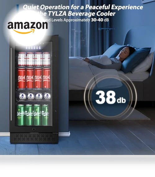 15 Inch Beverage Refrigerator — Drink Coolers, Tylza