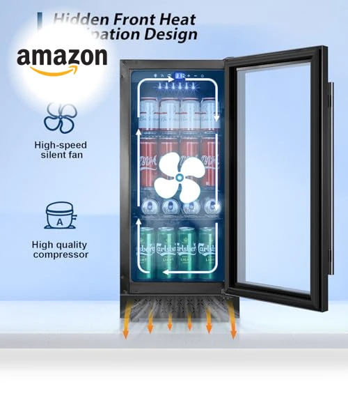 15 Inch Beverage Refrigerator — Drink Coolers, Tylza