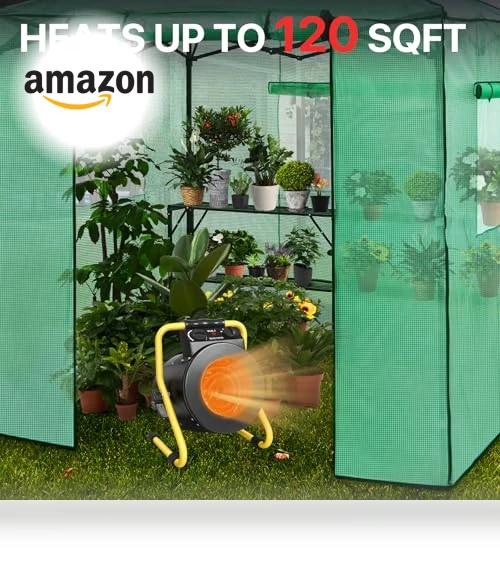 1500W Electrical Outdoor Heater with Thermostat — Heater Covers, EAGLE PEAK