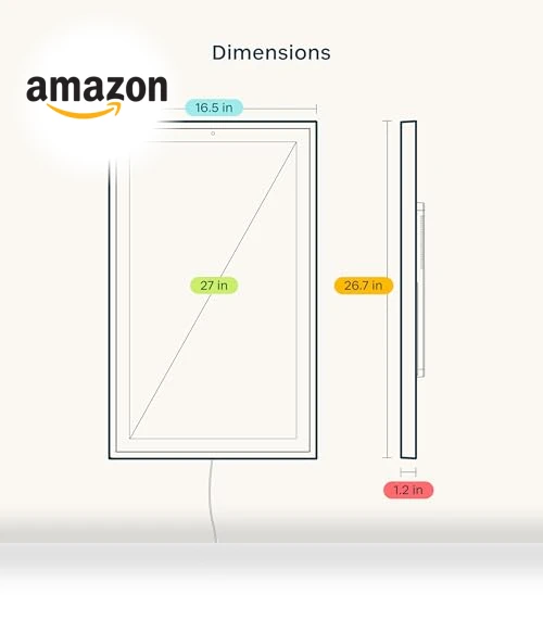 27" Digital Calendar for Families — Calendars, HEARTH DISPLAY