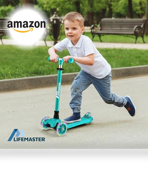3 Wheel Kick Scooter for Kids — Balance Bikes, Lifemaster