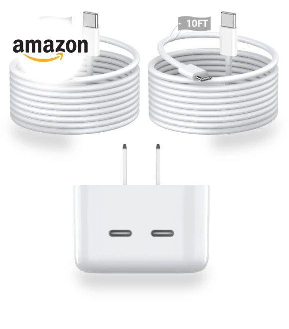 35W Dual USB-C Port Compact Power Adapter — Chargers & Adapters, Shenzhen Zhongjia Technology Co., Ltd