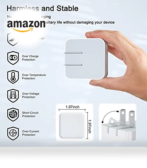 35W Dual USB-C Port Compact Power Adapter — Chargers & Adapters, Shenzhen Zhongjia Technology Co., Ltd
