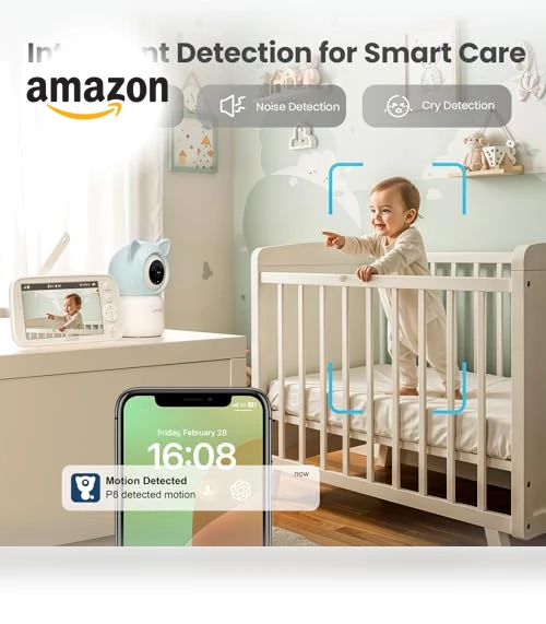 Baby Monitor with 2 Cameras and Audio — Baby Monitors, litokam