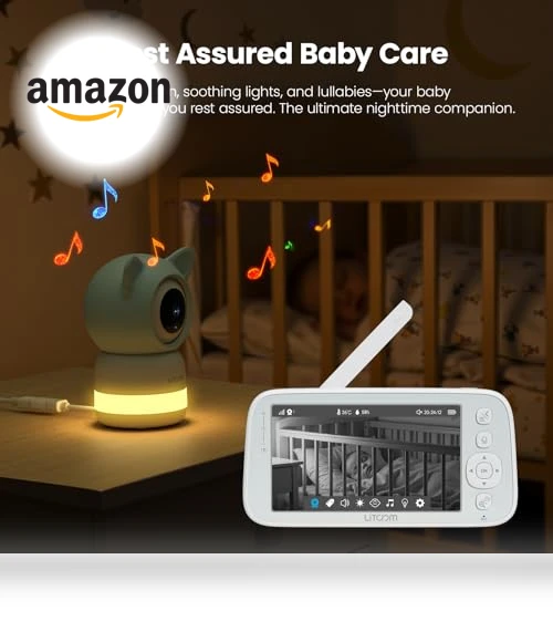 Baby Monitor with 2 Cameras and Audio — Baby Monitors, litokam