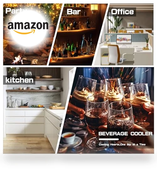 Beverage Refrigerator Cooler — Mini Fridges, DOGHLY