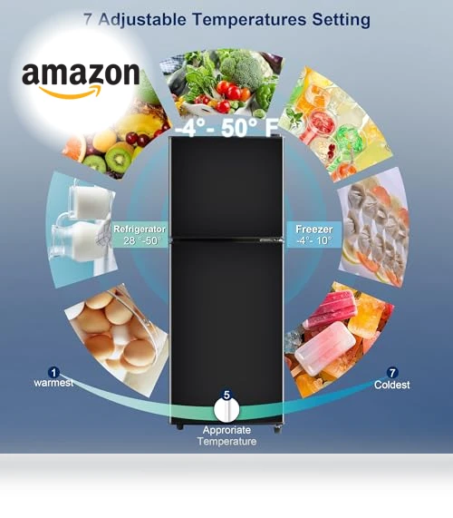 Compact Refrigerator with Freezer — Mini Fridges, rosmena